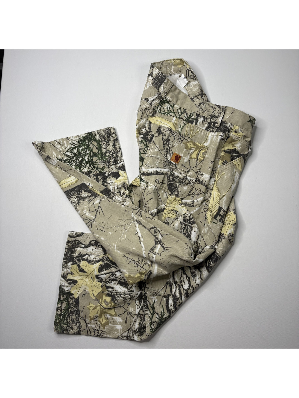 Camo Print Workwear Pants Mossy Oak Style Real Tree